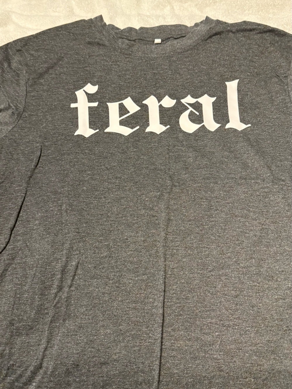 Feral Graphic Tee - Women’s Short Sleeve Charcoal Gray